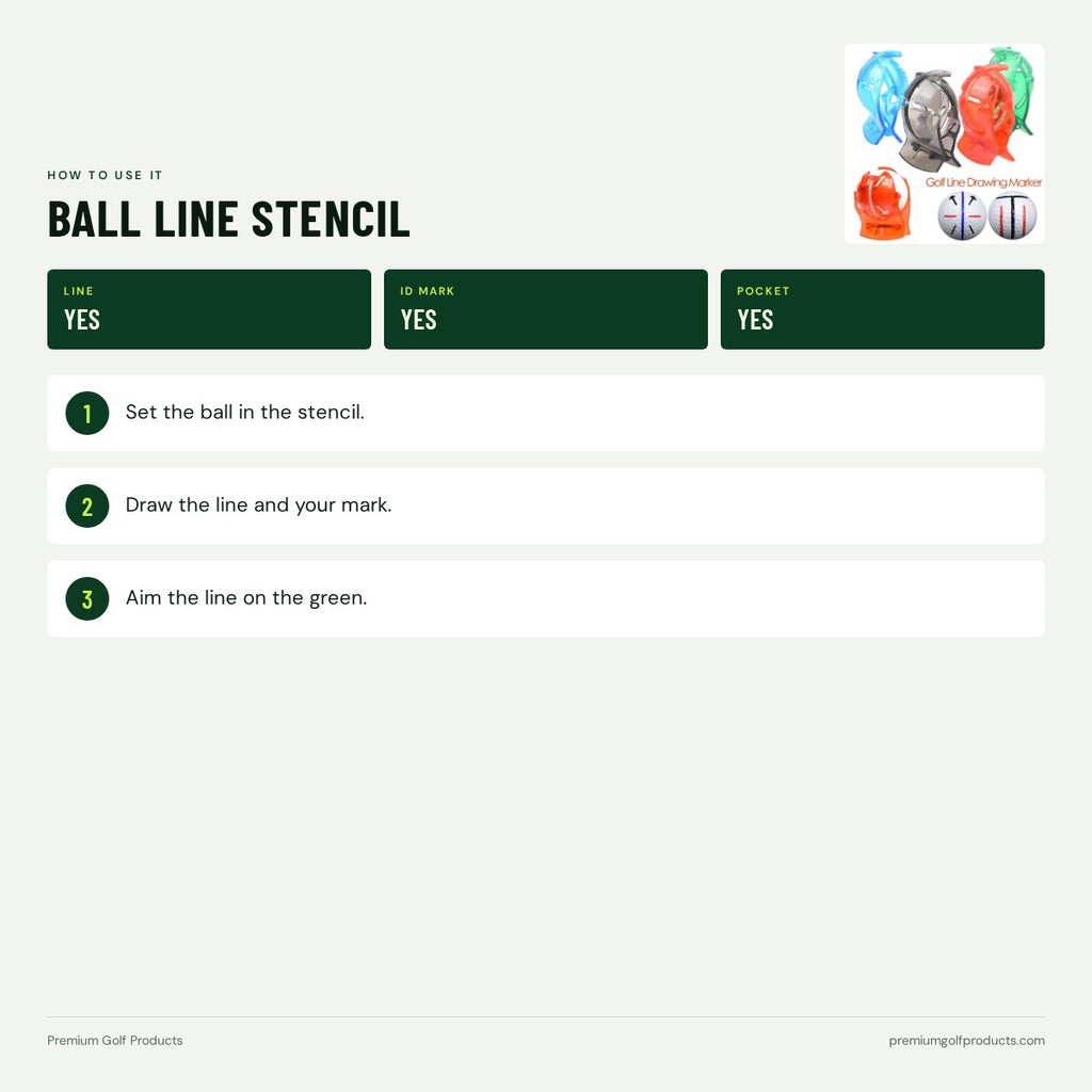 Ball Line Stencil