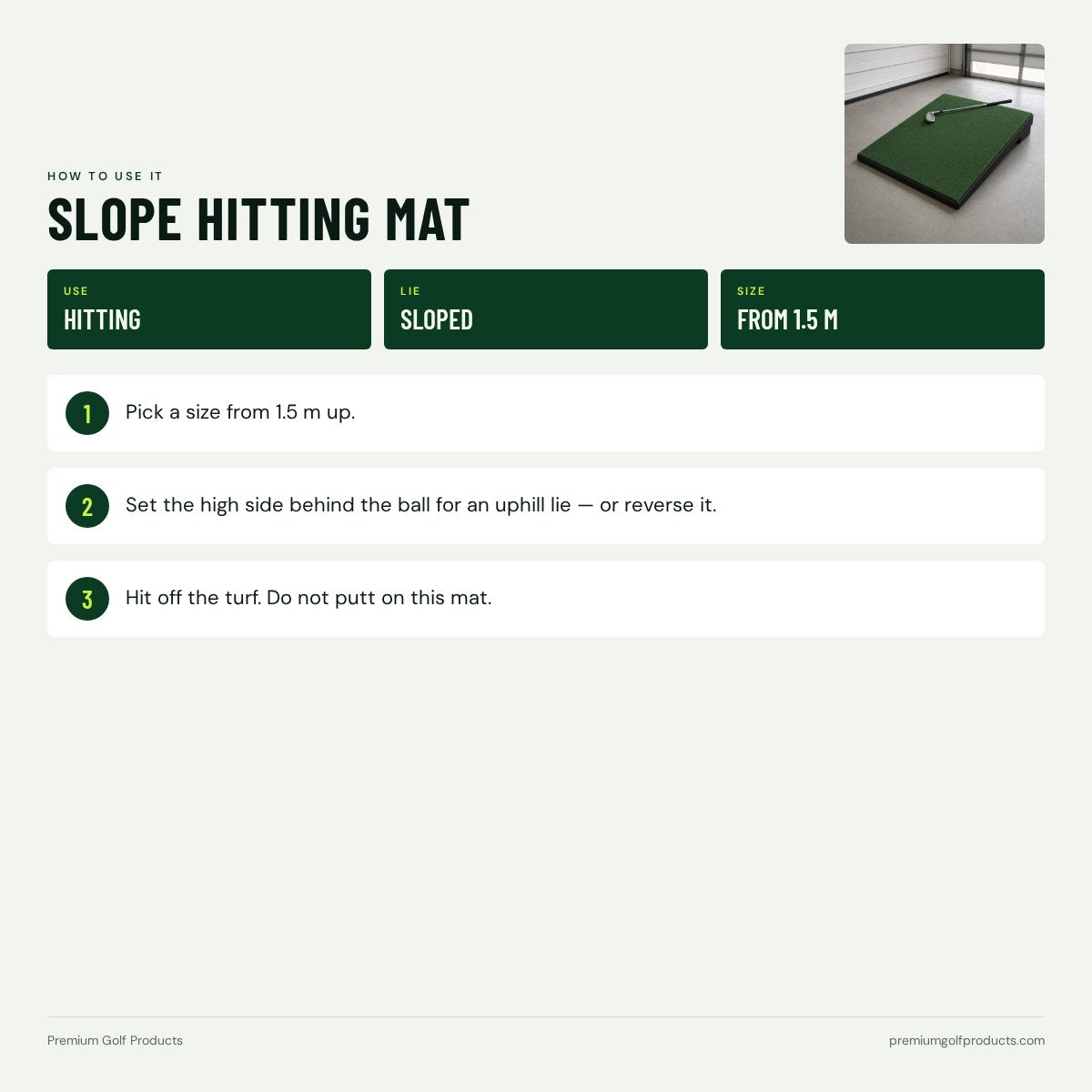 Slope Hitting Mat