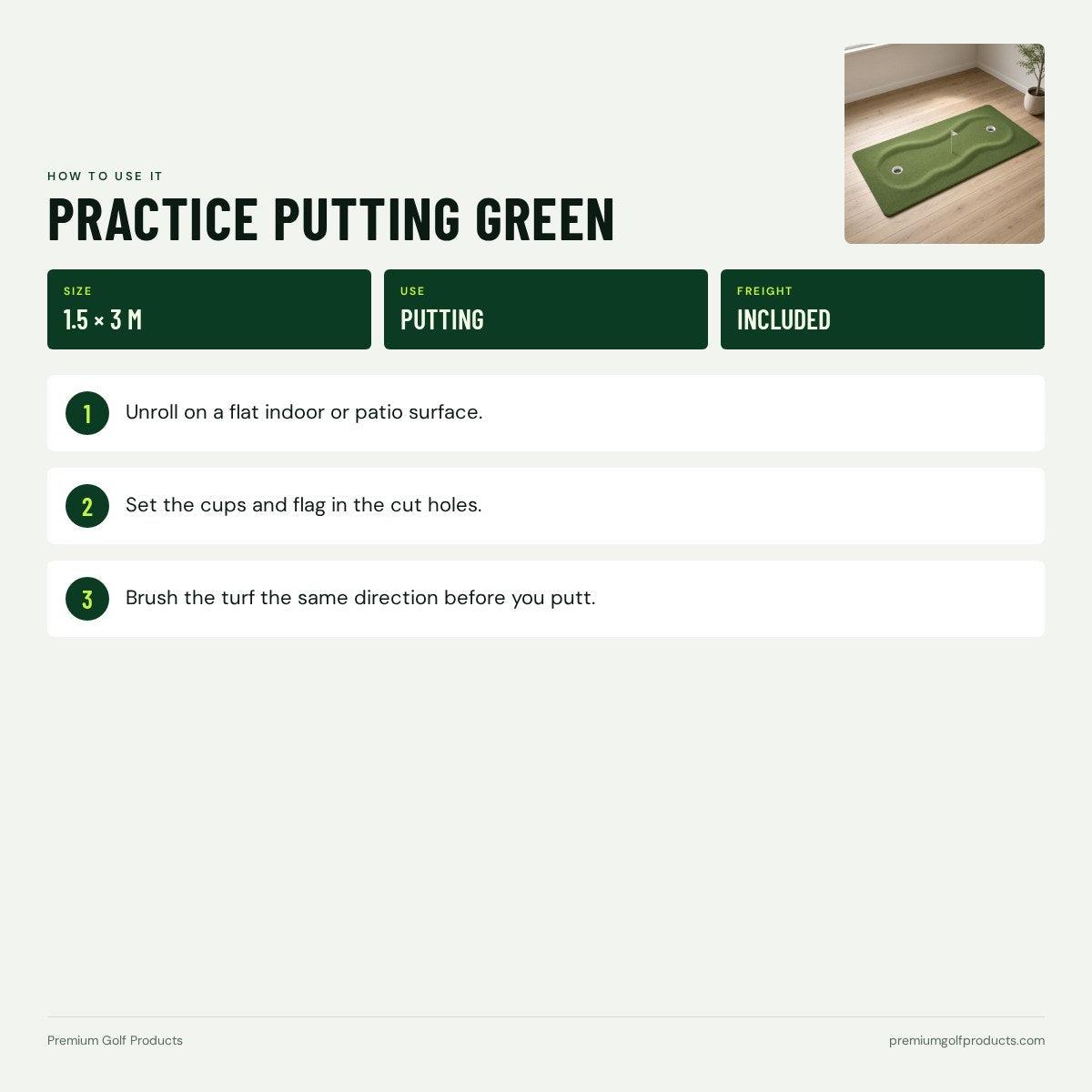 Practice Putting Green