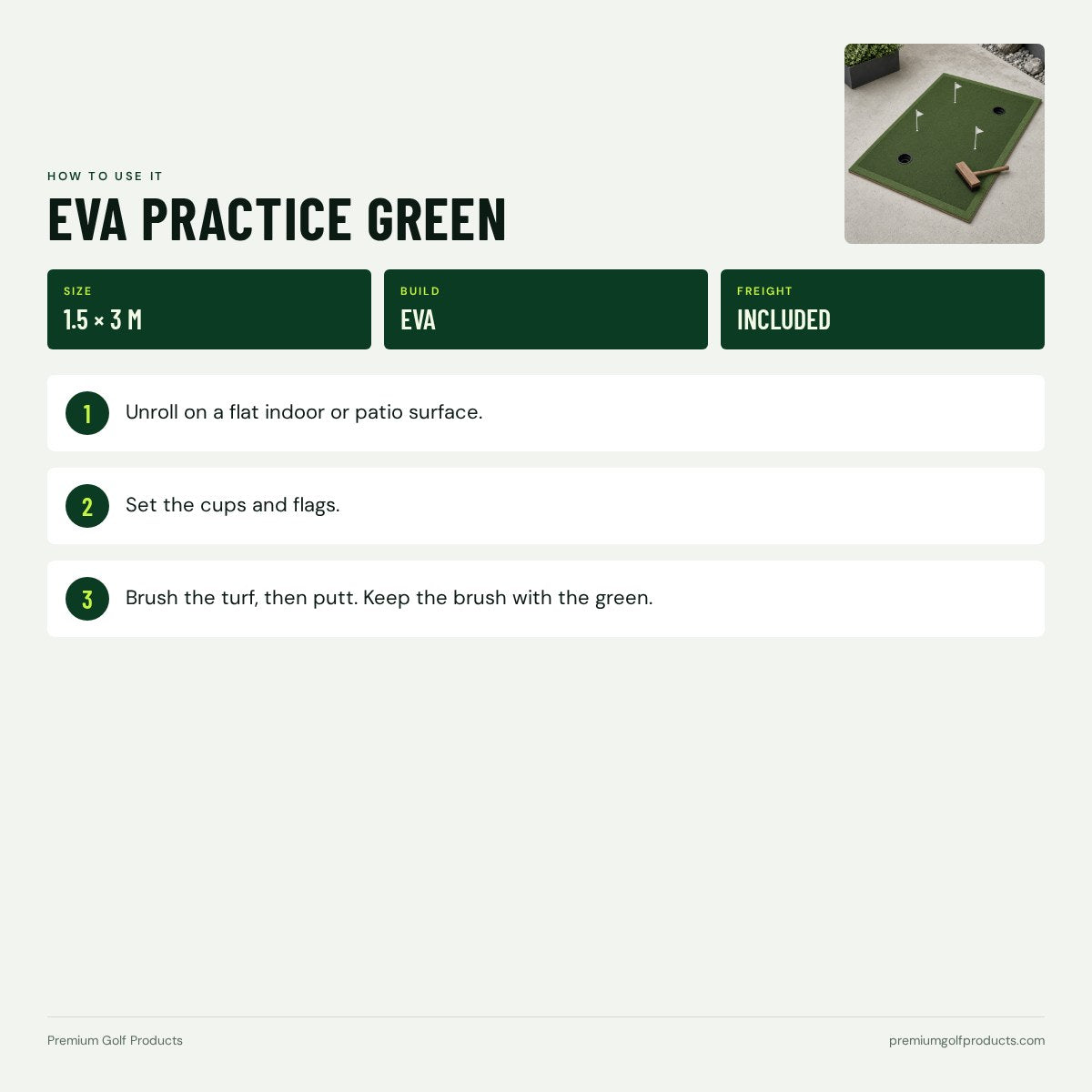 EVA Practice Green