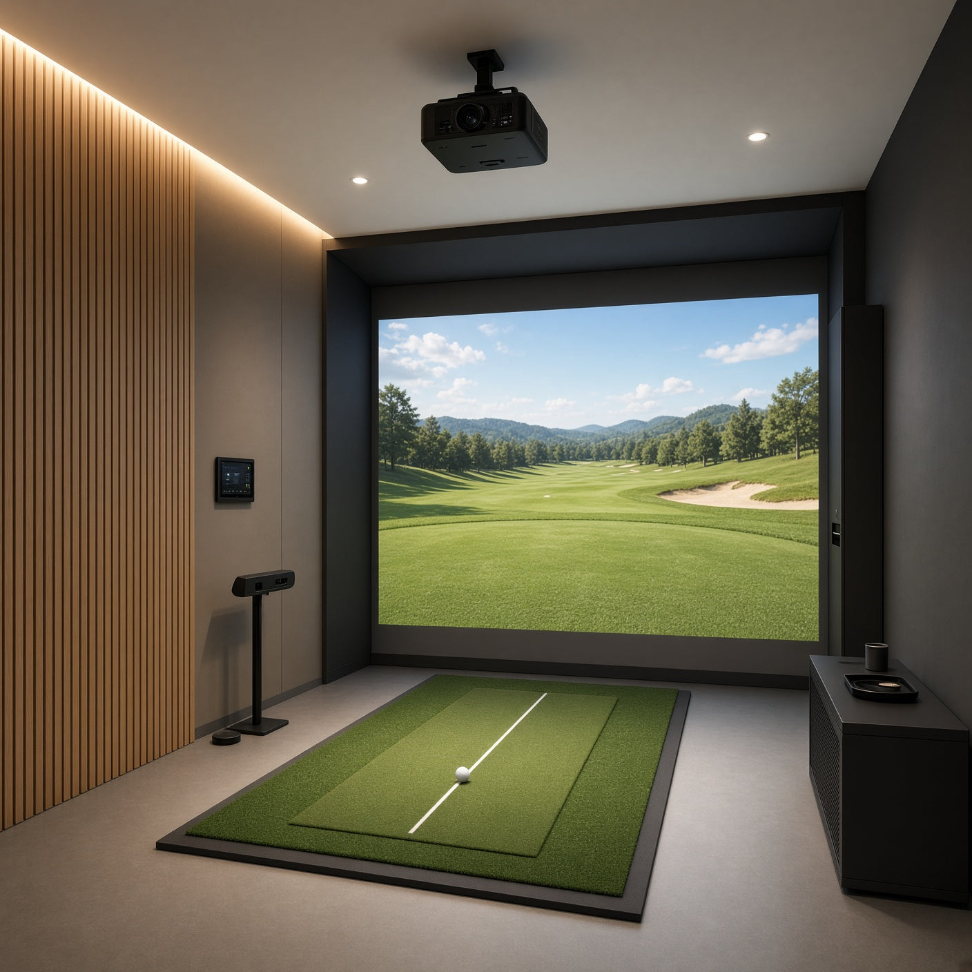 Indoor VR Golf Bay