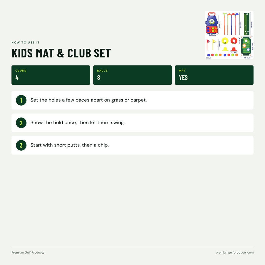 Kids Mat & Club Set