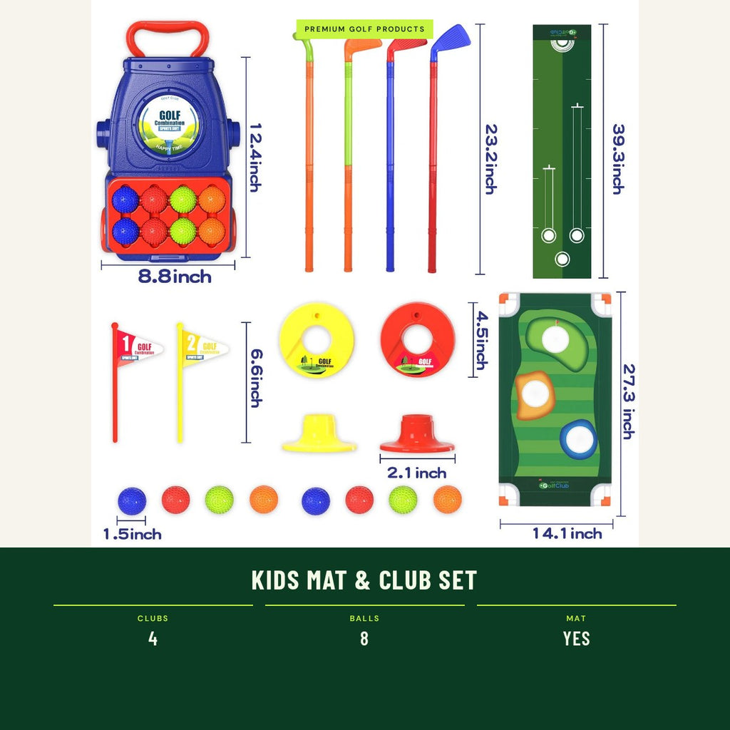 Kids Mat & Club Set