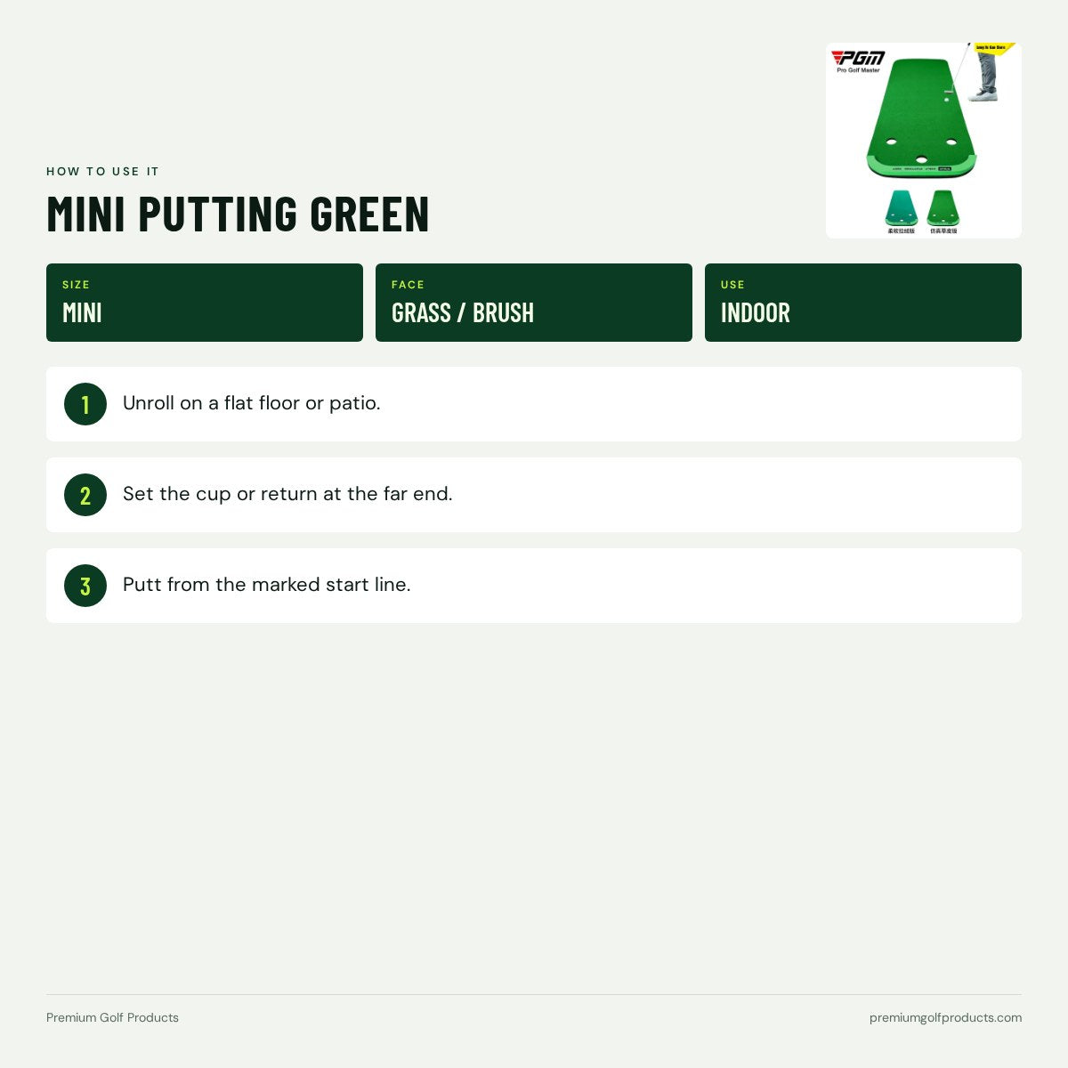 Mini Putting Green