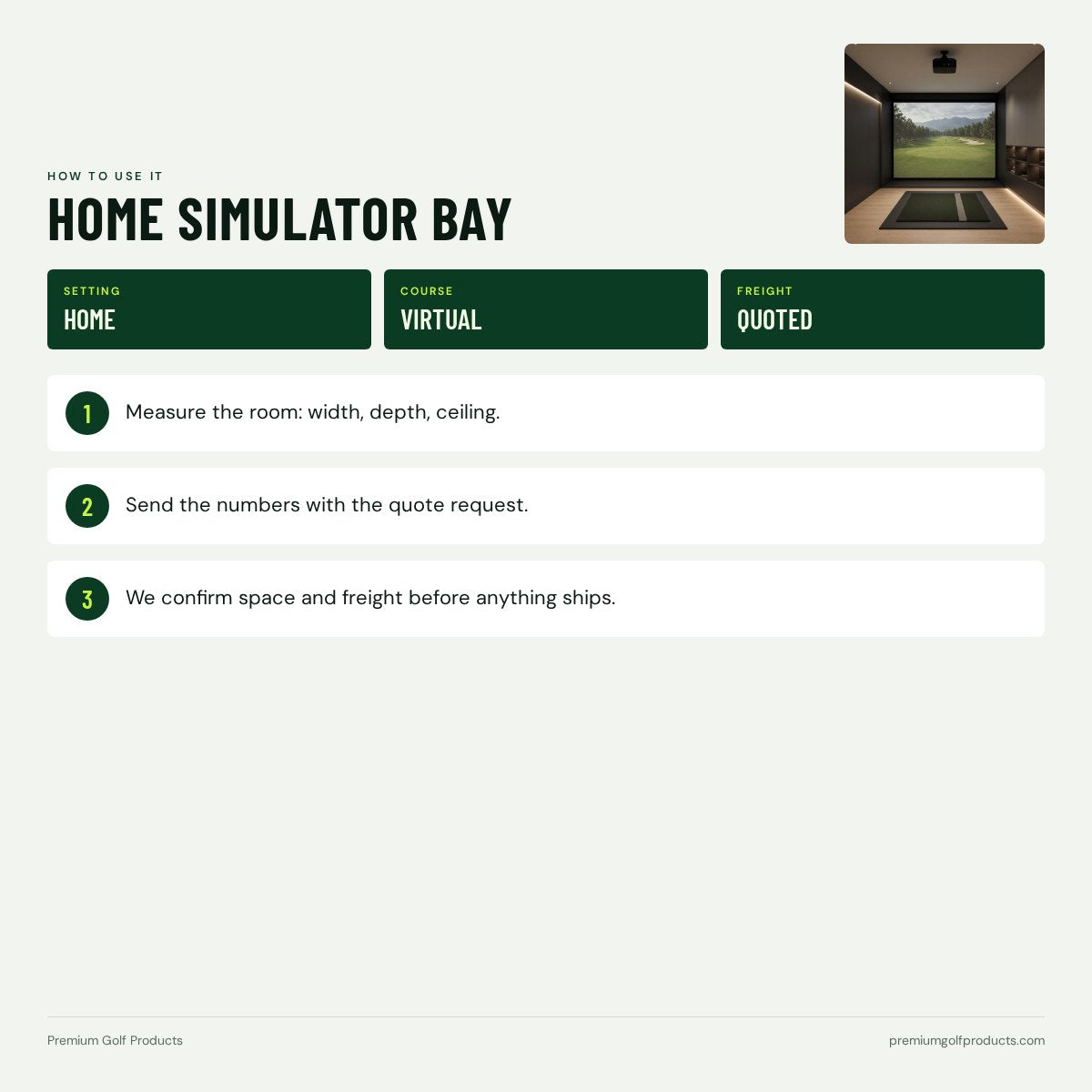 Home Simulator Bay