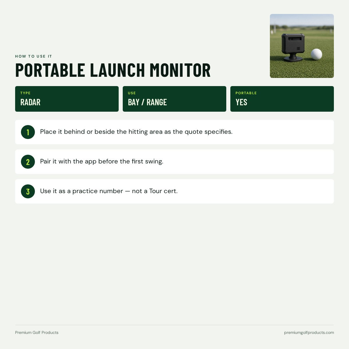 Portable Launch Monitor