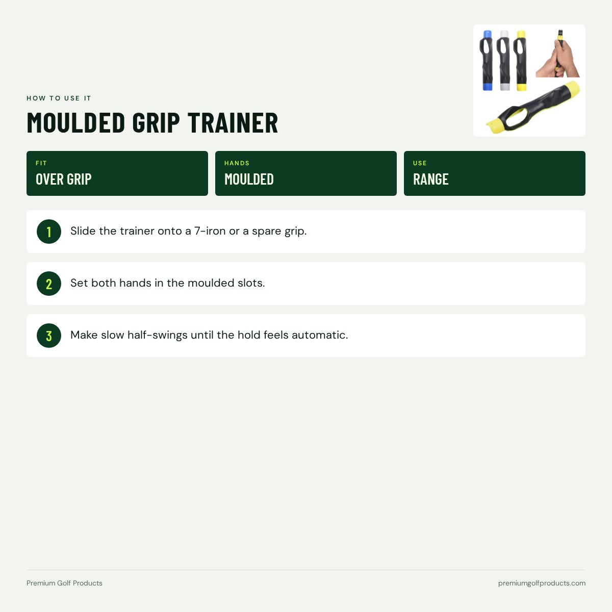 Moulded Grip Trainer