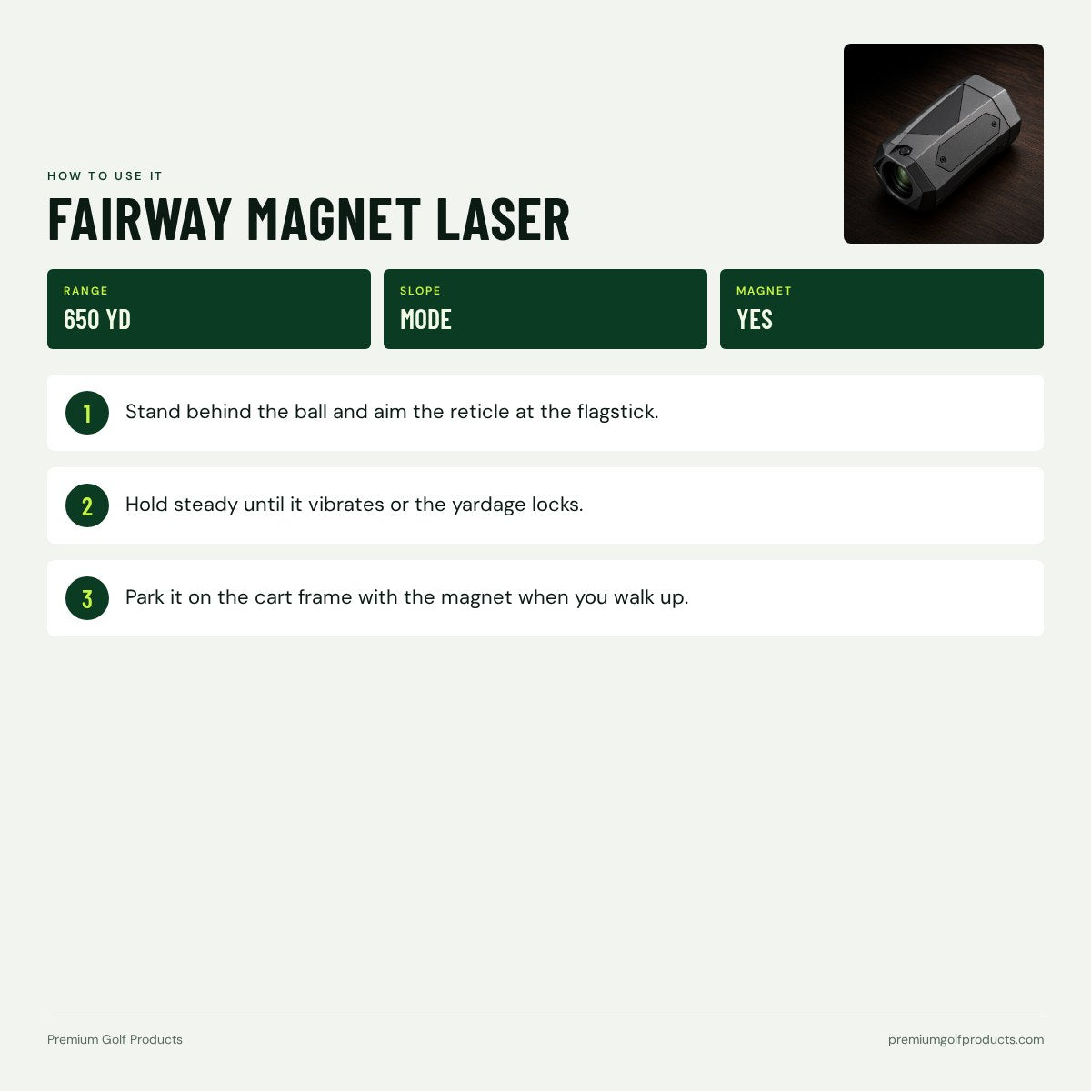 Fairway Magnet Laser