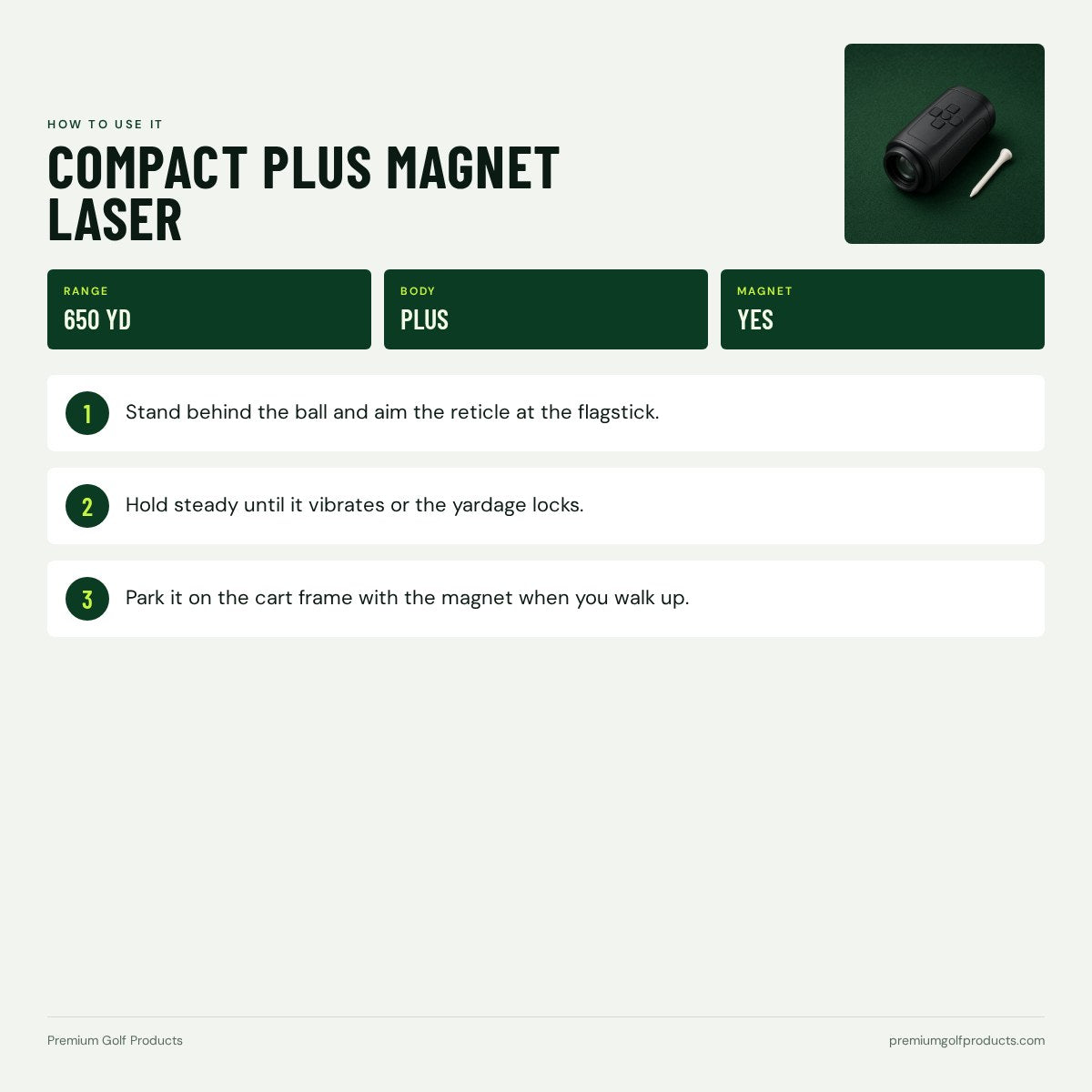 Compact Plus Magnet Laser
