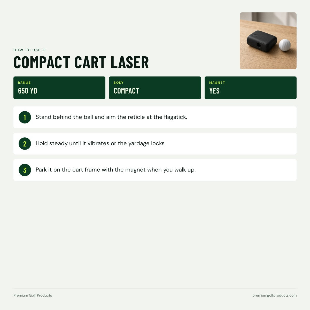 Compact Cart Laser