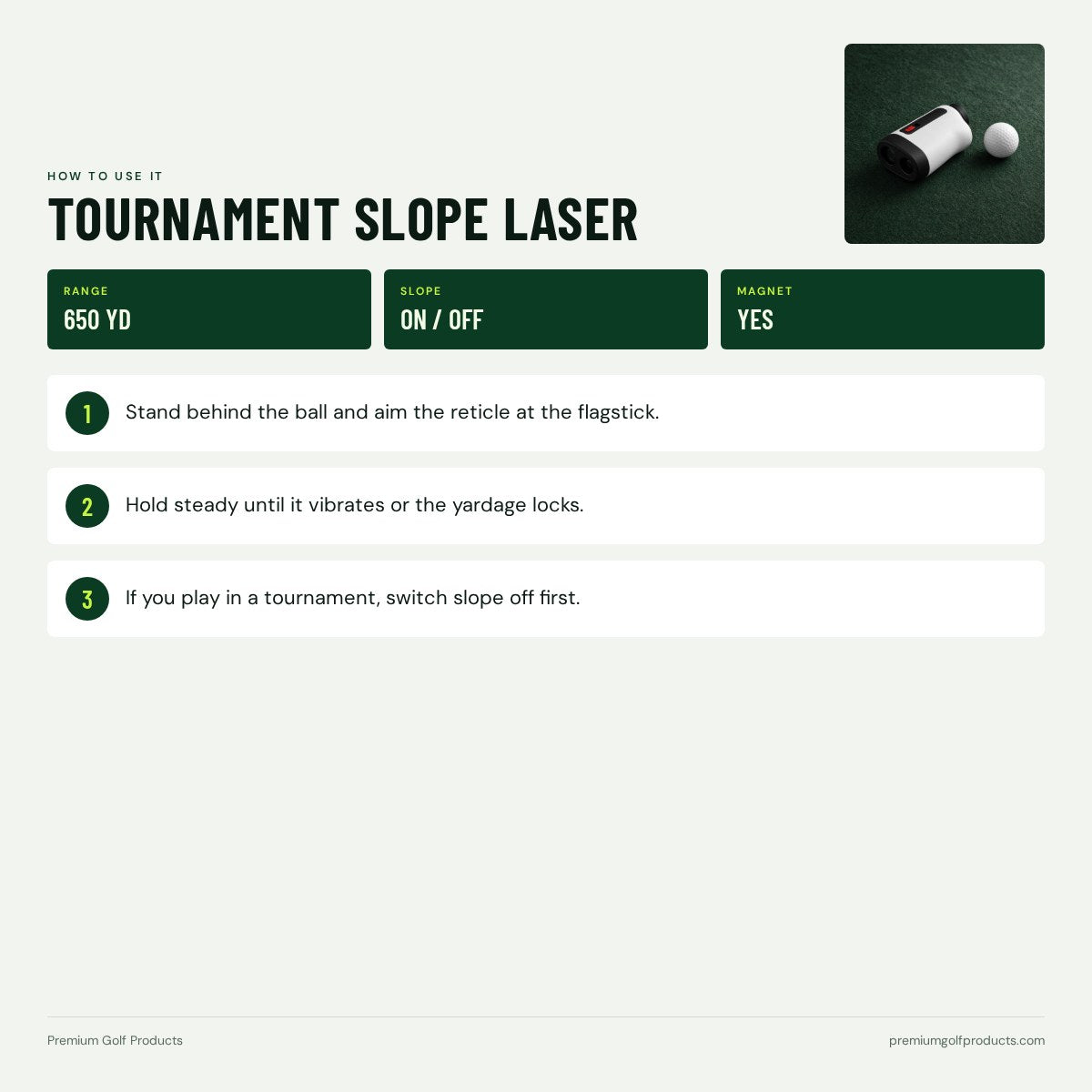 Tournament Slope Laser