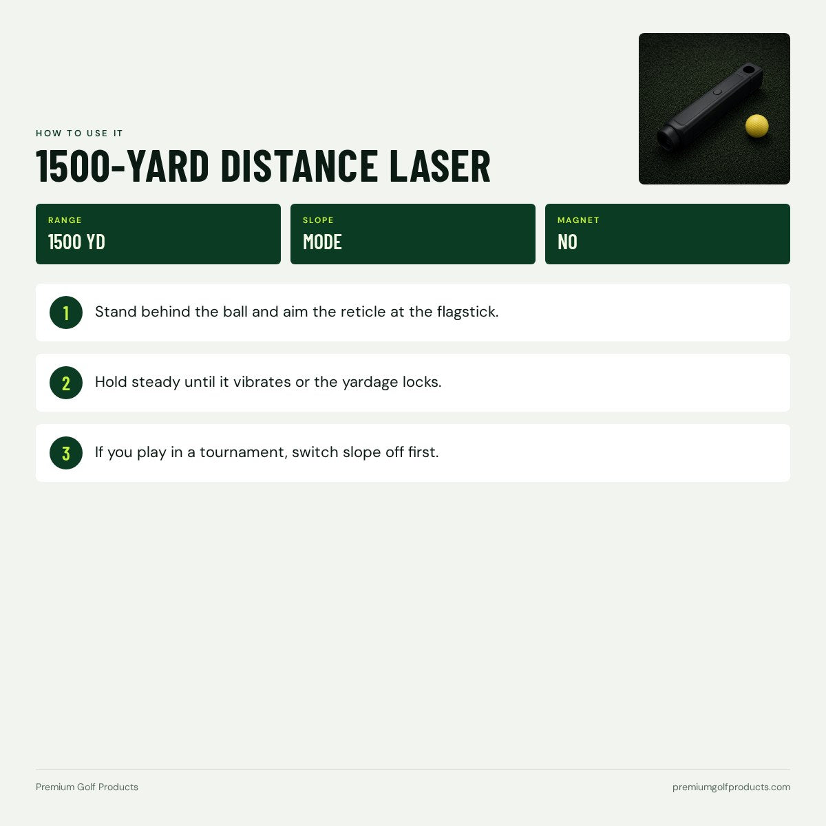 1500-Yard Distance Laser