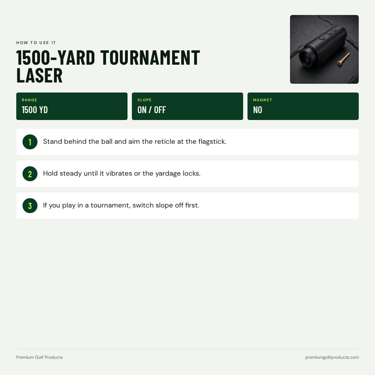 1500-Yard Tournament Laser