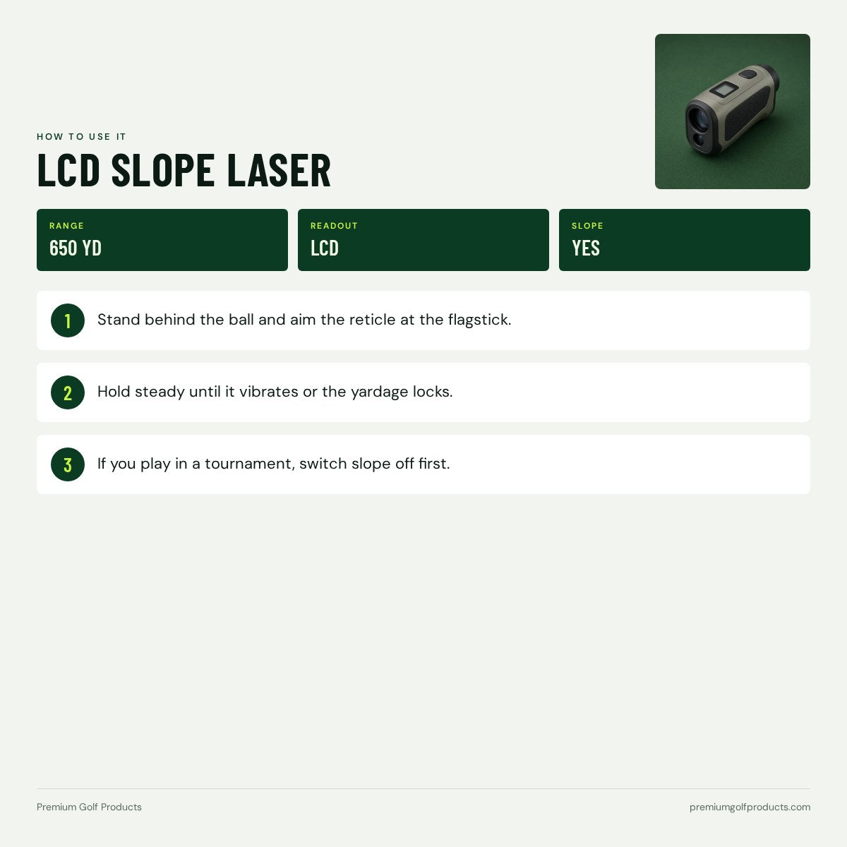 LCD Slope Laser
