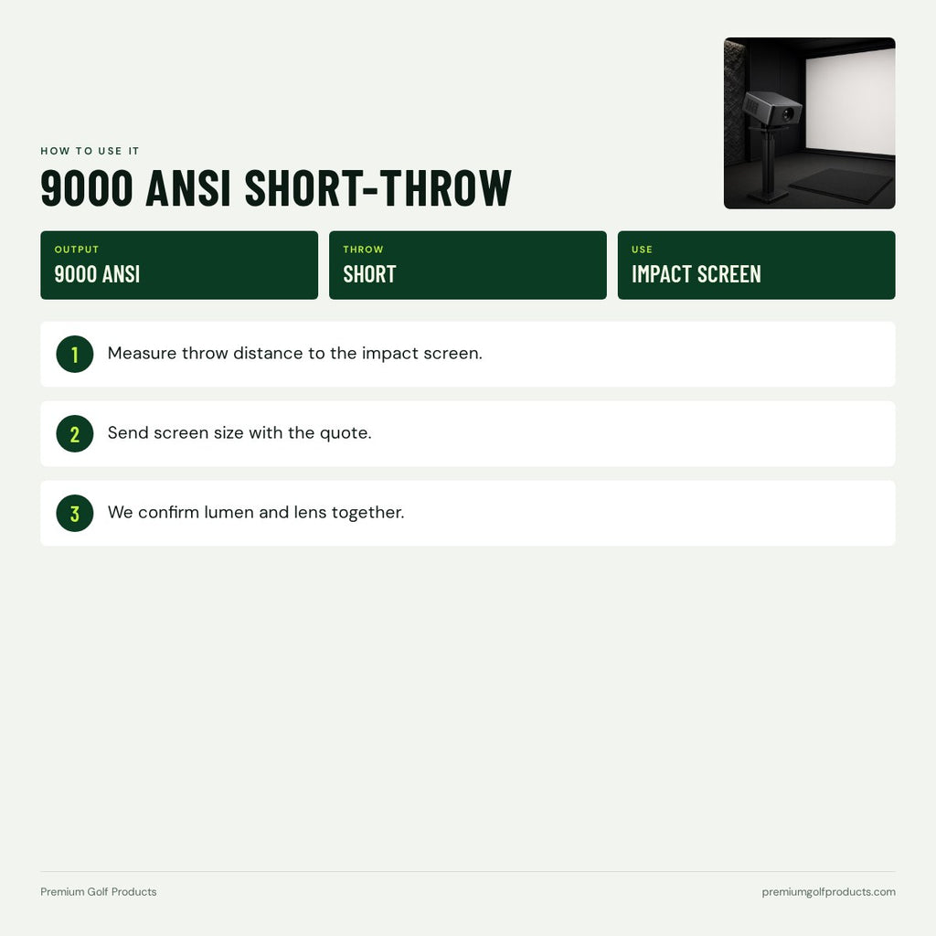 9000 ANSI Short-Throw
