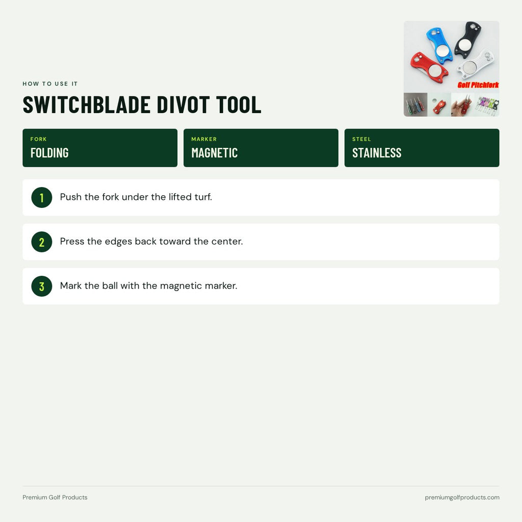 Switchblade Divot Tool