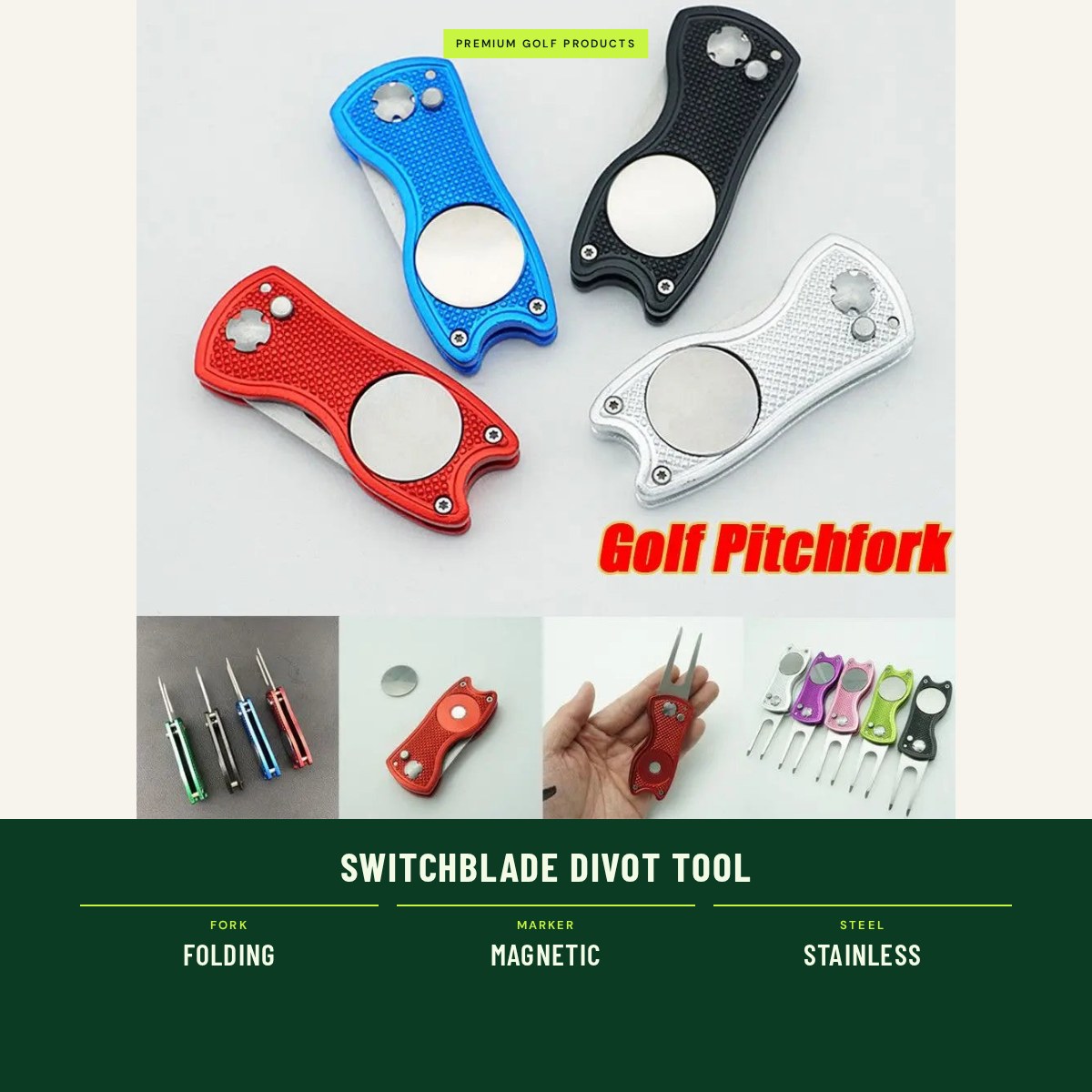 Switchblade Divot Tool