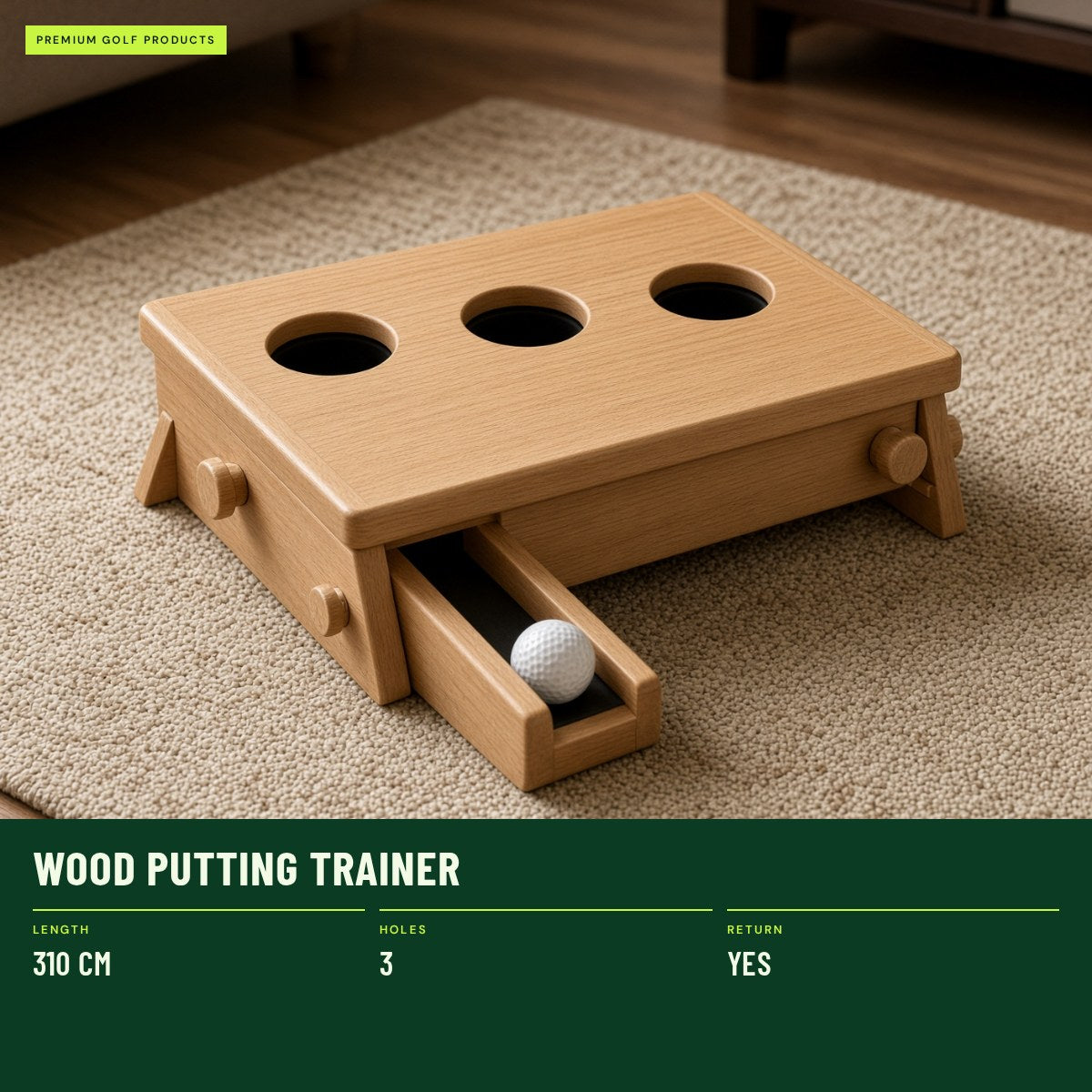 Wood Putting Trainer