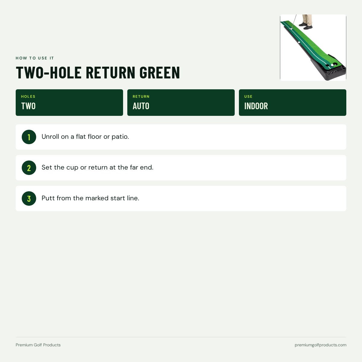 Two-Hole Return Green
