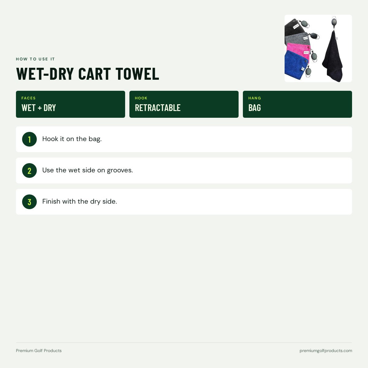 Wet-Dry Cart Towel