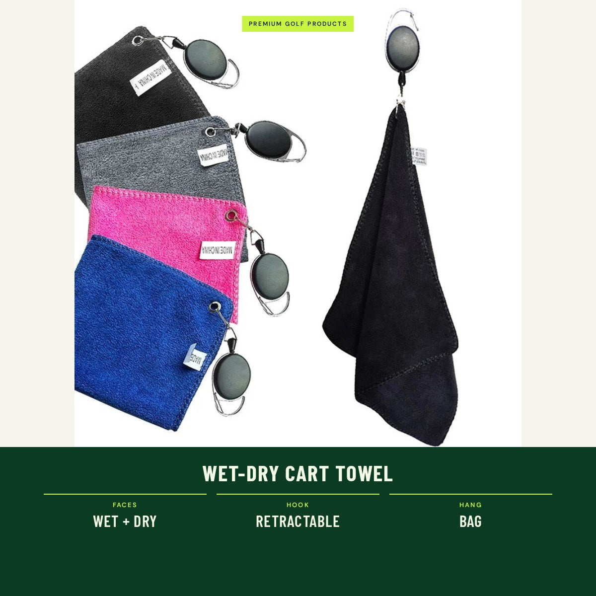 Wet-Dry Cart Towel