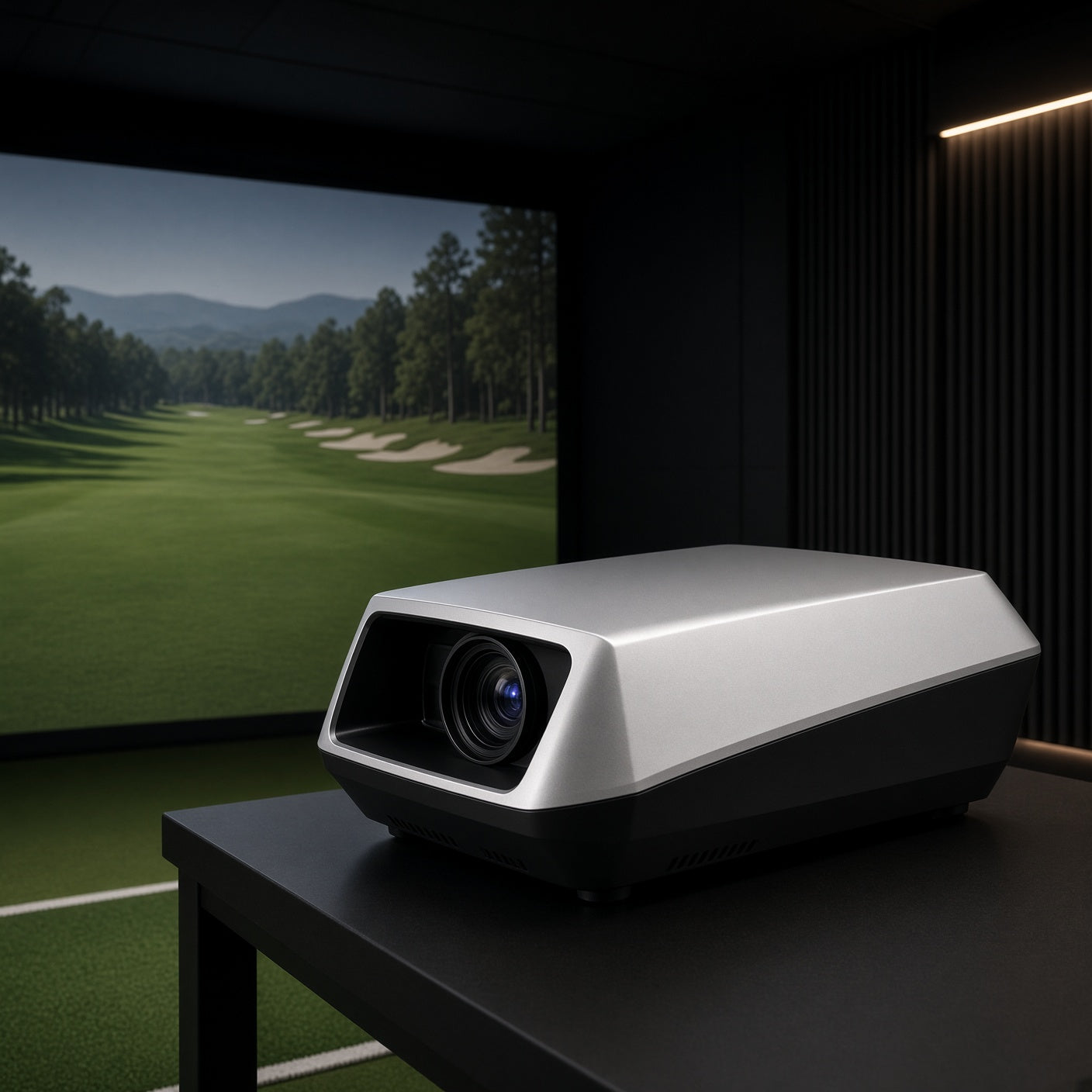 High-Brightness Golf-Sim Projector