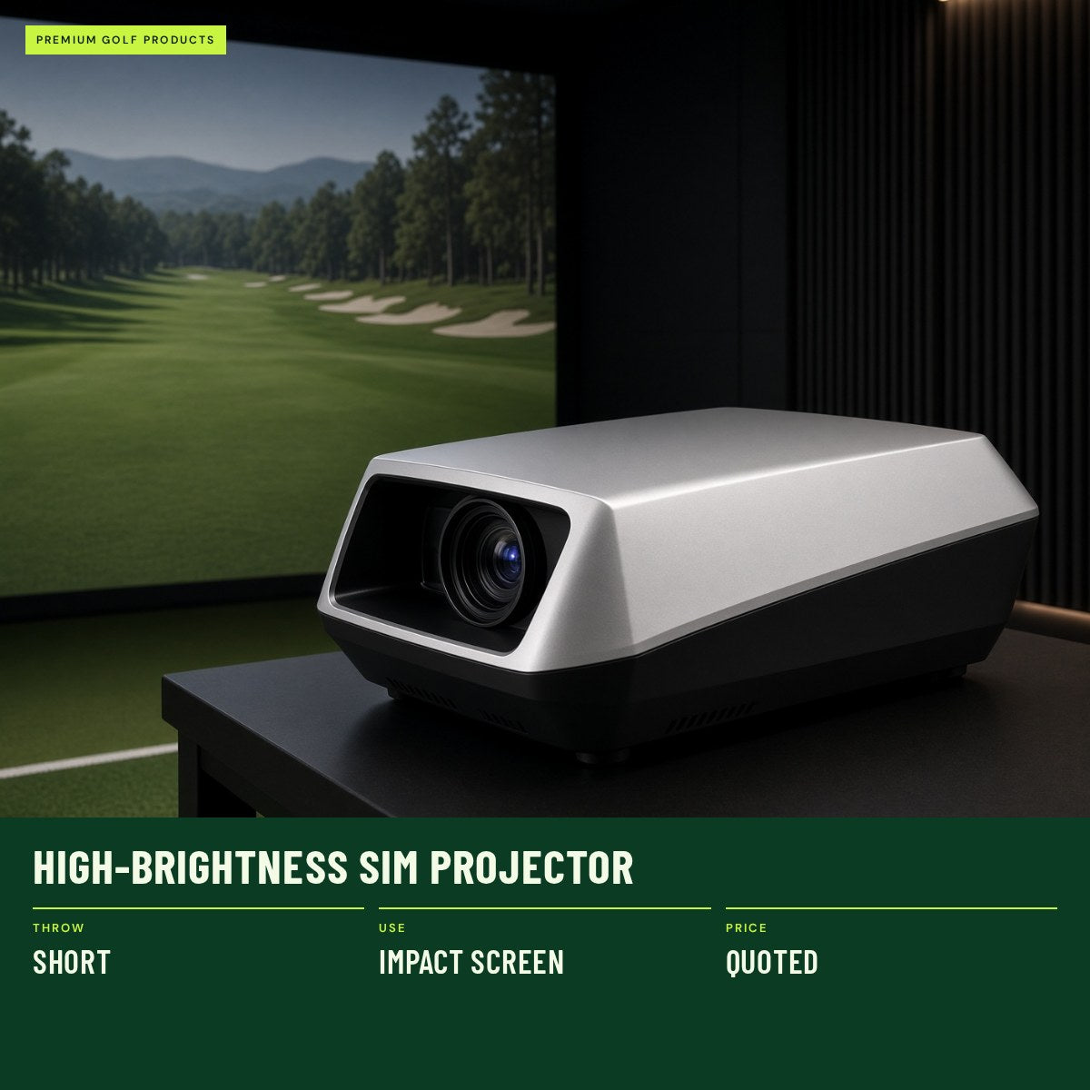 High-Brightness Sim Projector