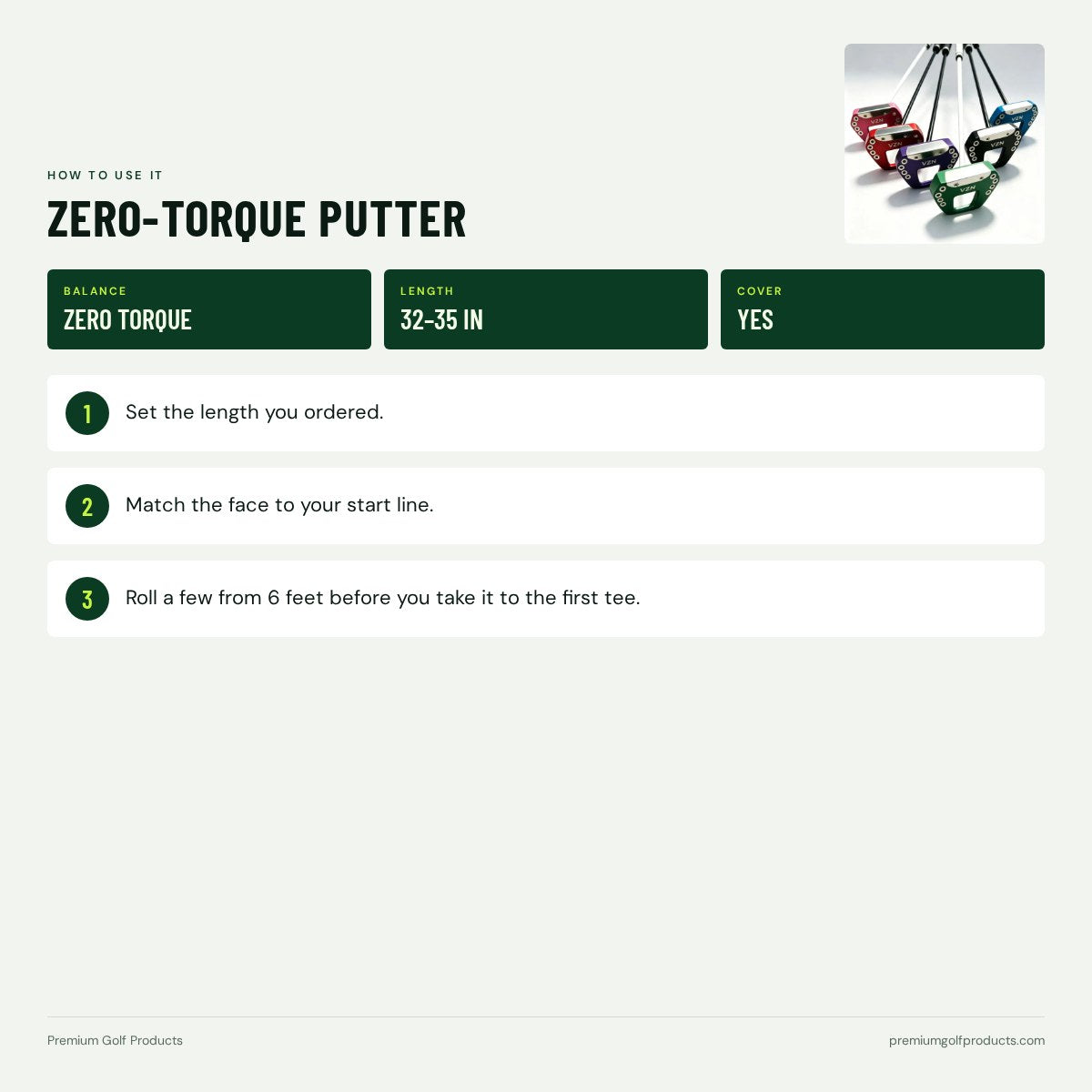 Zero-Torque Putter